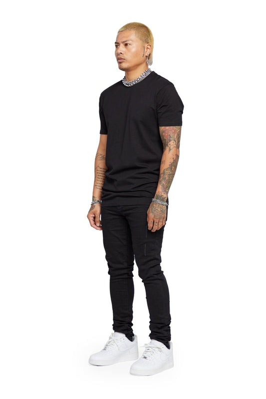 "MR CLEAN 2.0" SKINNY JEAN BLACK - Valabasas