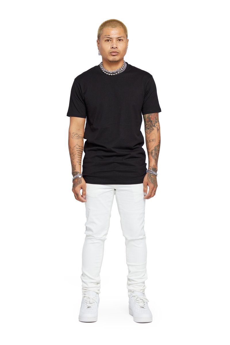 "MR CLEAN 2.0" SKINNY JEAN WHITE - Valabasas
