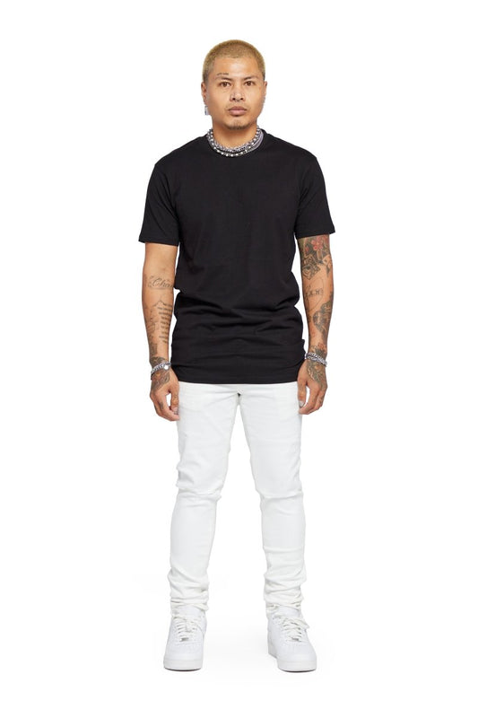 "MR CLEAN 2.0" SKINNY JEAN WHITE - Valabasas