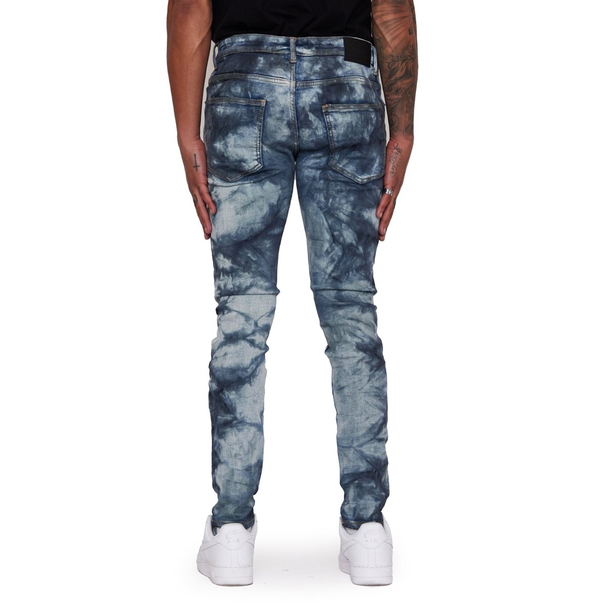 “NAVAGIO” VALABASAS JEANS GREY MARBLE - Valabasas