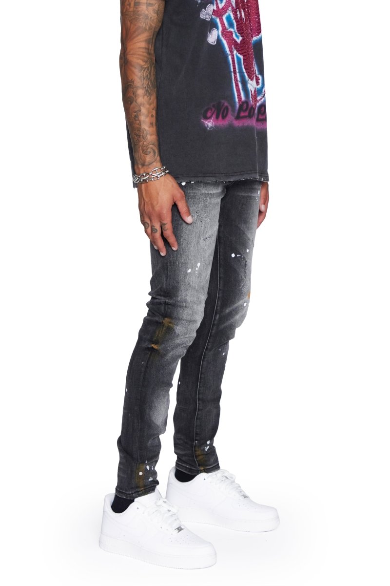 VALABASAS JEANS “PRODIGY” NERO GRIGIO