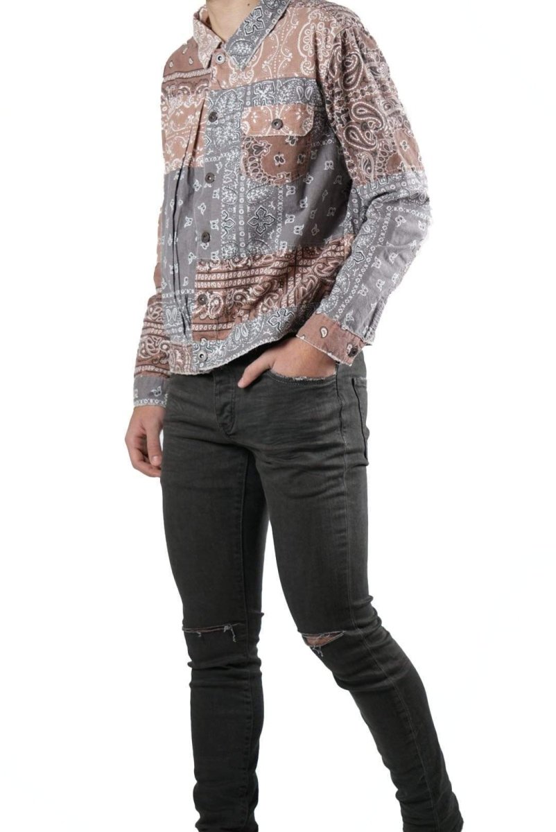 "RANKER" JACKET BROWN - Valabasas