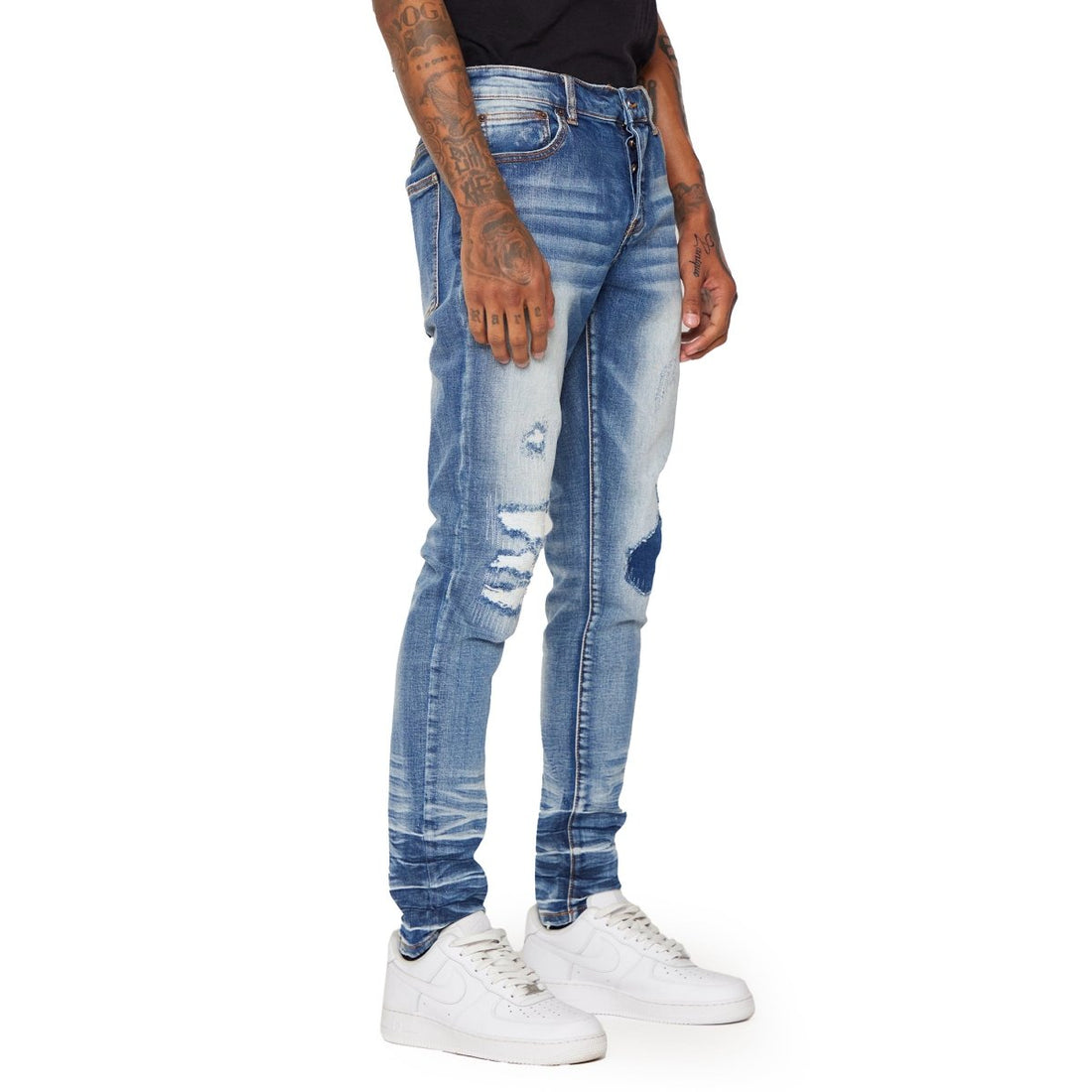 “RIVAL” SKINNY JEAN AZZURRO - Valabasas