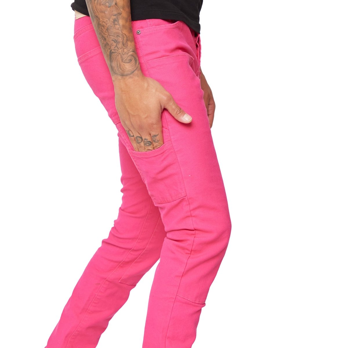 “SOLDIER” JEANS ROSA PINK - Valabasas