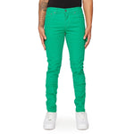 “SOLDIER” skinny JEANS VERDE