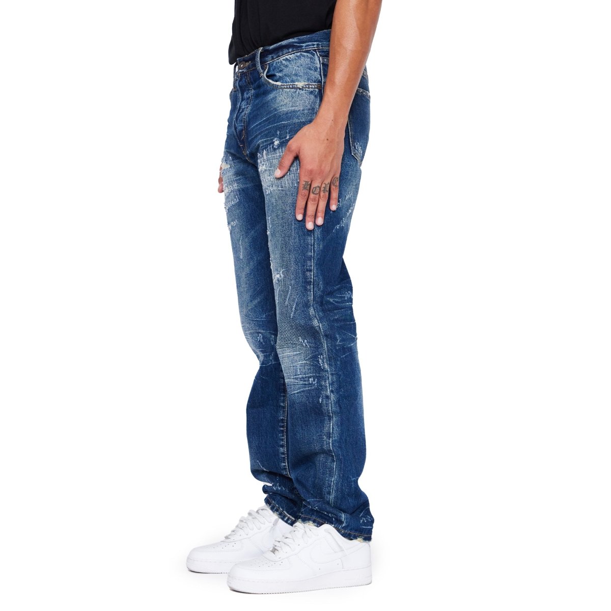 “STALLION” STRAIGHT LEG AZZURRO - Valabasas