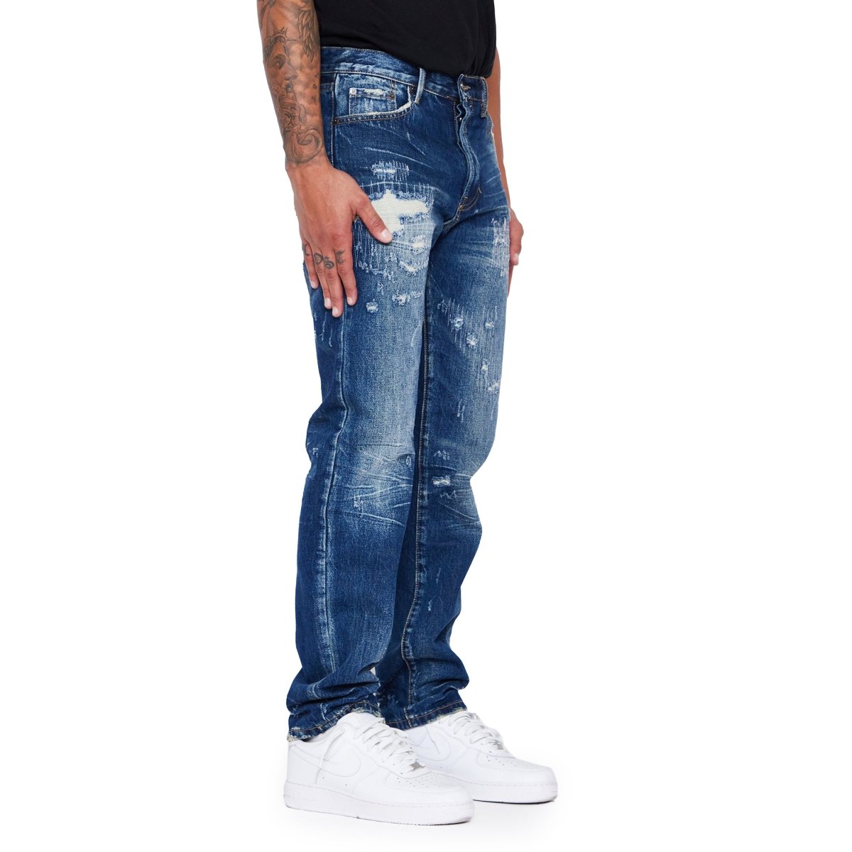 “STALLION” STRAIGHT LEG AZZURRO - Valabasas