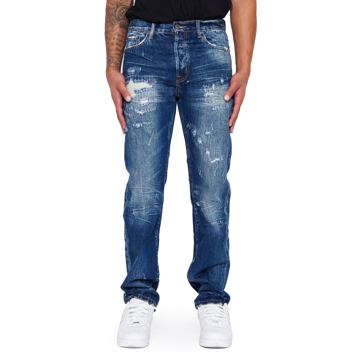 “STALLION” STRAIGHT LEG AZZURRO - Valabasas