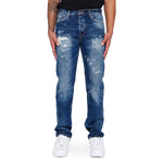 “STALLION” STRAIGHT LEG AZZURRO