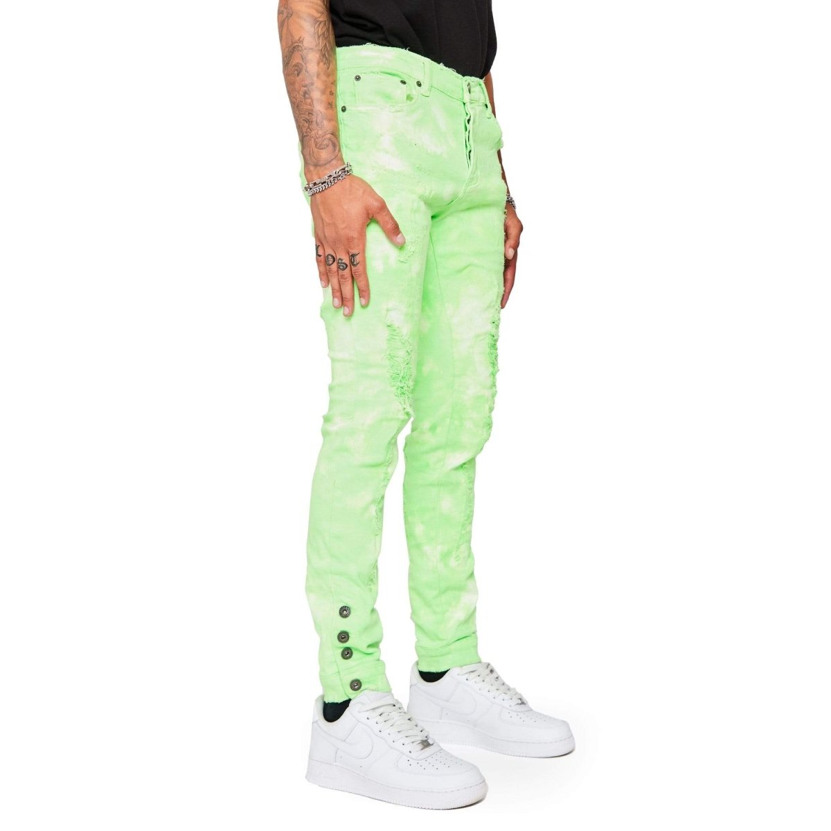 “V45" JEANS VERDE - Valabasas