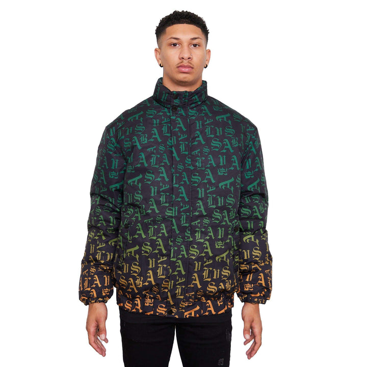 Valabasas Denim Jackets VALABASAS PUFFER “SIBERIA” GREEN-MULTI