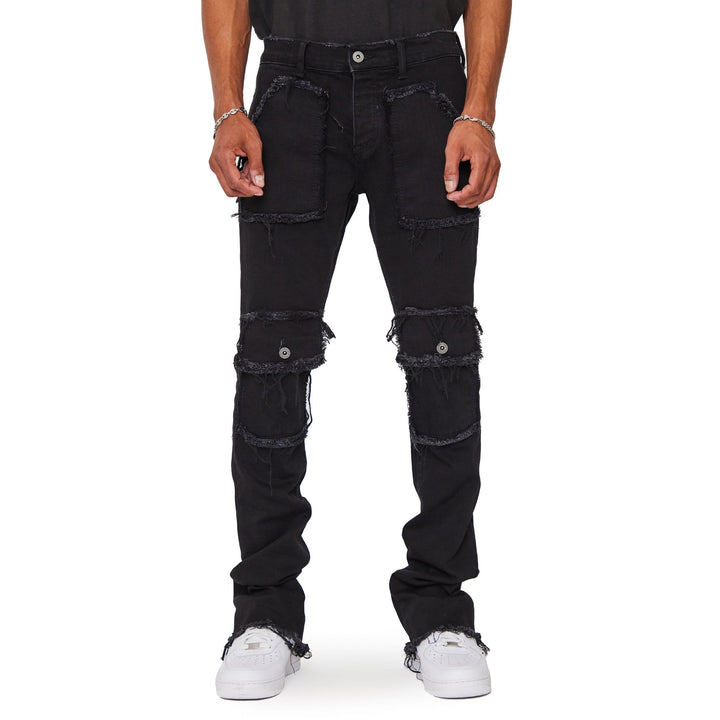 Valabasas Denim STACKED DENIM VALABASAS STACKED "V71'' BLACK