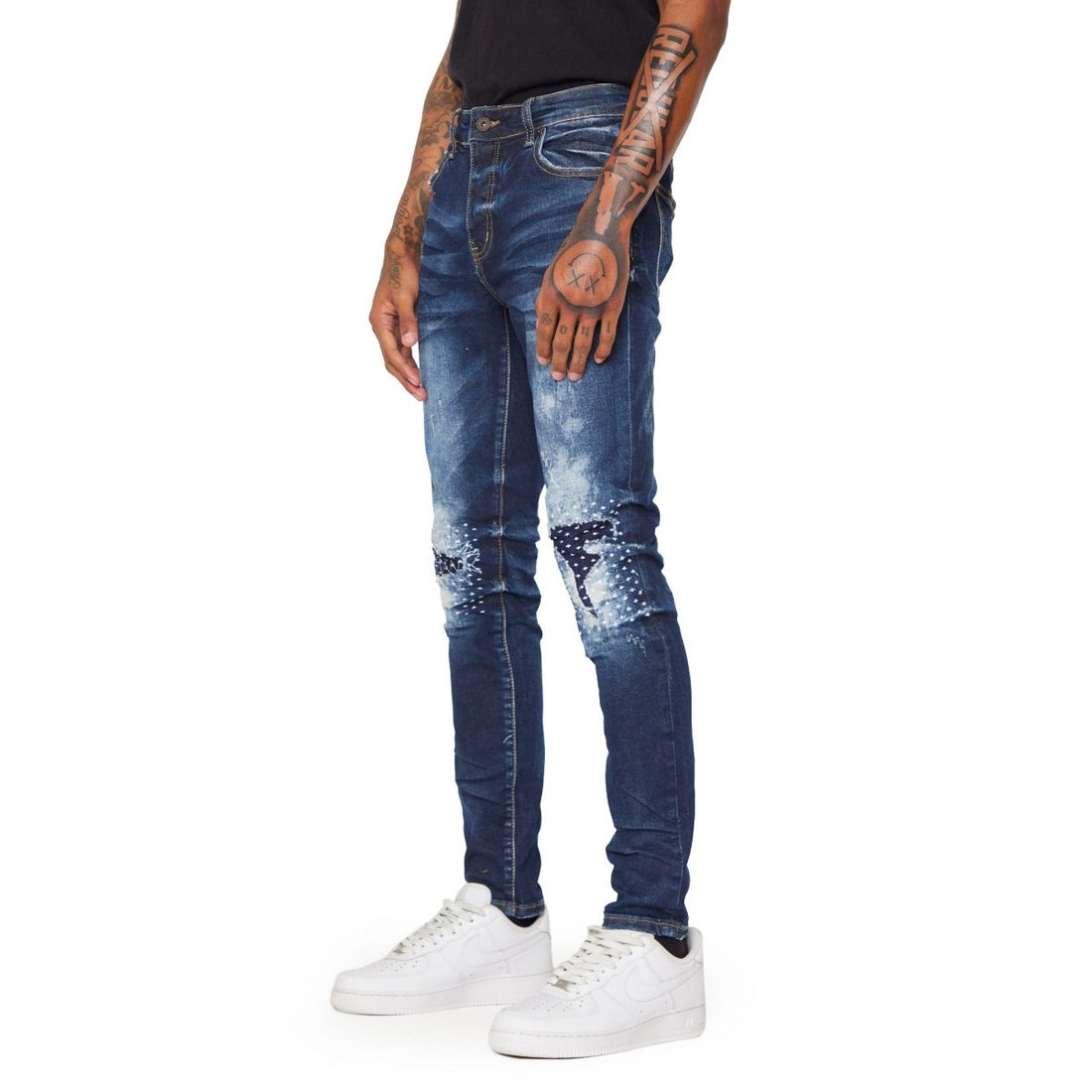“VOYAGER” SKINNY JEAN DARK WASHED - Valabasas