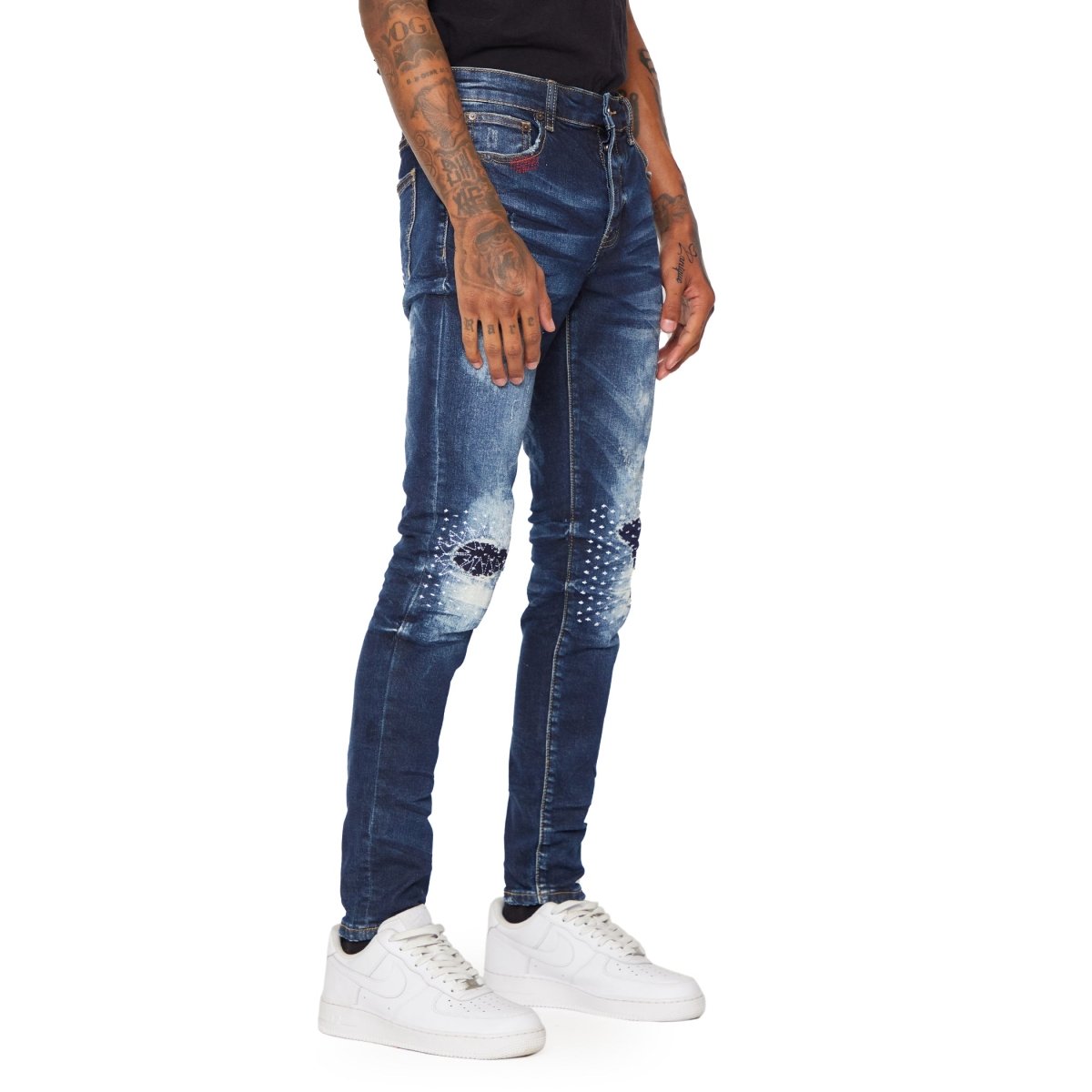 “VOYAGER” SKINNY JEAN DARK WASHED - Valabasas