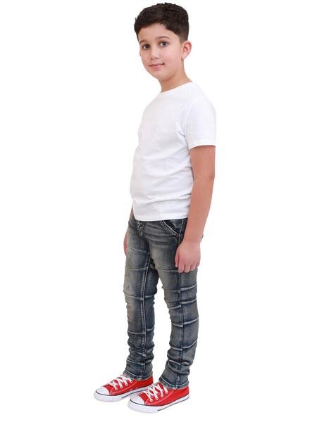 VPLAY KIDS JEANS "WEST" LT.BLUE  WASHED